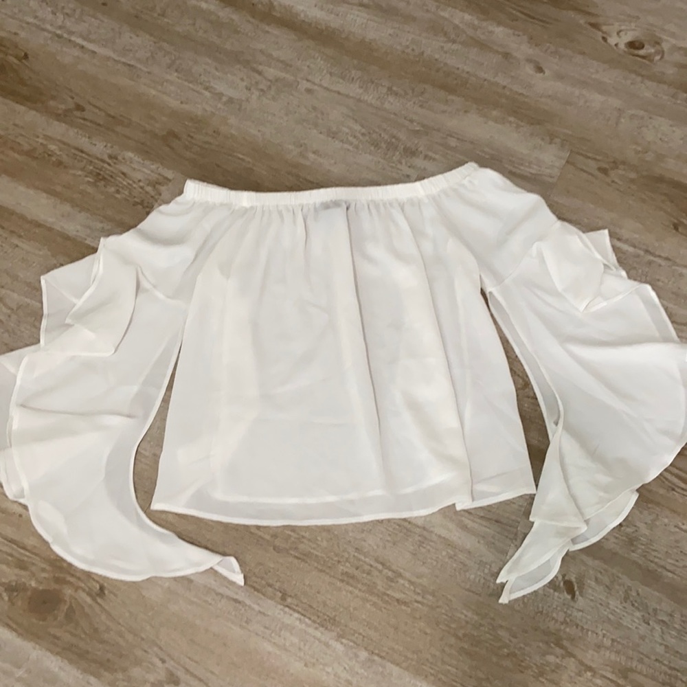 Strapless blouse